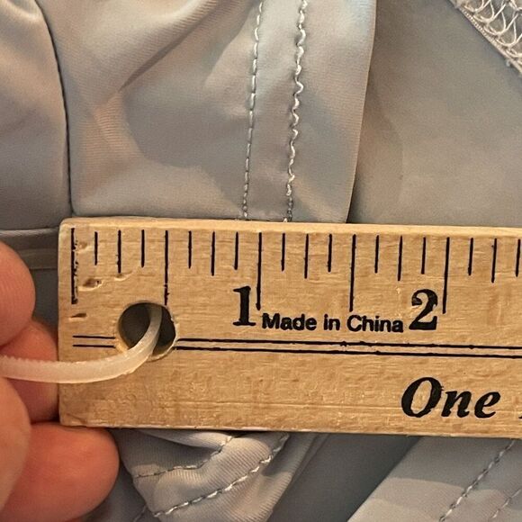 ASOS Revival Women's Light GreyBlue Flowing Shorts Size M, Built in lycra shorts - Picture 8 of 11